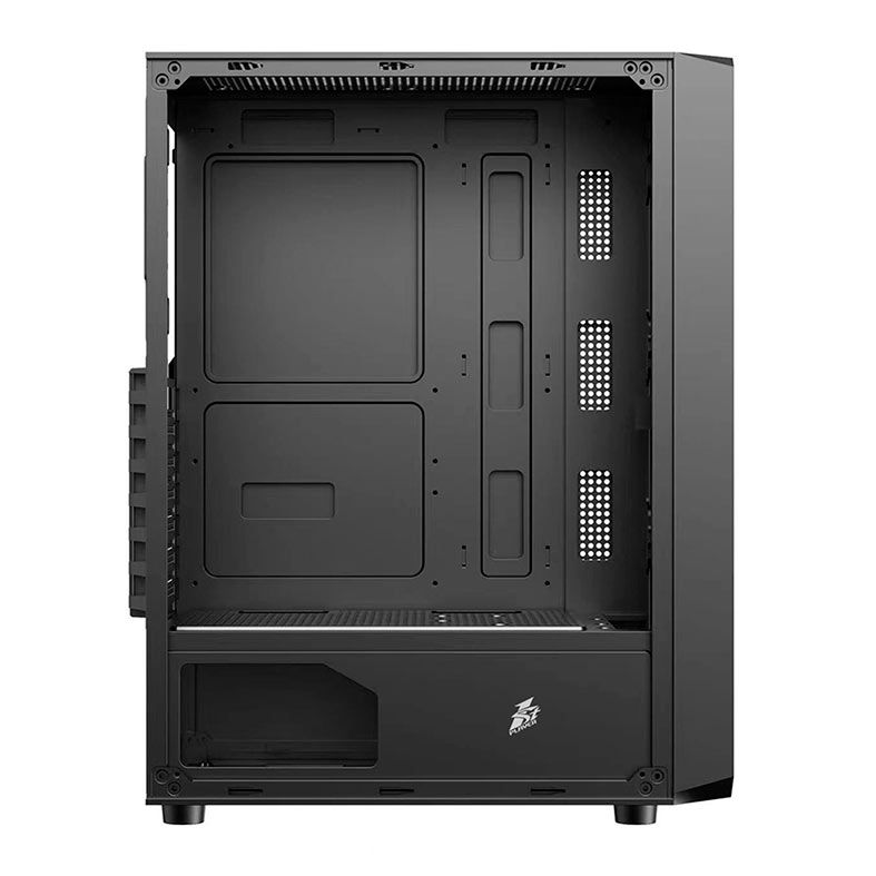 Gabinete Gamer 1STPlayer FD3, Mid-Tower, Lateral de Vidro, Preto, FD3BK