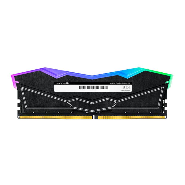 Memoria Team Group T-Force Delta, RGB, 32GB (2x16GB), 8000MHz, DDR5, CL38, Preta, FF3D532G8000HC38DDC01