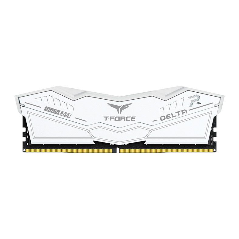 Memoria Team Group T-Force Delta, RGB, 32GB (2x16GB), DDR5, 7800MHz, C38, Branco, FF4D532G7800HC38DDC01