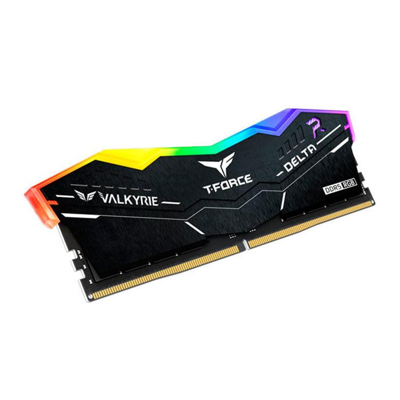 Memoria Team Group T-Force x Valkyrie Delta, RGB, 32GB (2x16GB), DDR5, 5600MHz, CL40, Preta, FF6D532G5600HC40BDC01