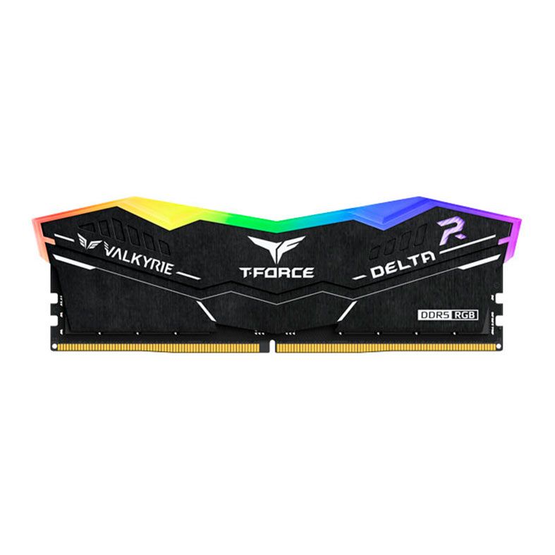 Memoria Team Group T-Force x Valkyrie Delta, RGB, 32GB (2x16GB), DDR5, 5600MHz, CL40, Preta, FF6D532G5600HC40BDC01