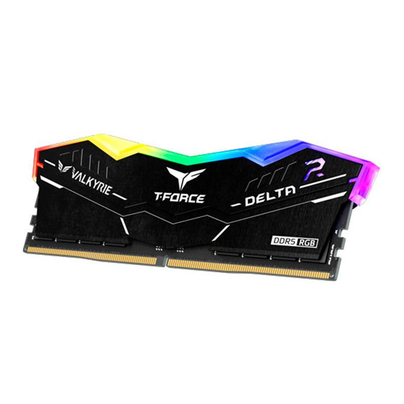 Memoria Team Group T-Force x Valkyrie Delta, RGB, 32GB (2x16GB), DDR5, 5600MHz, CL40, Preta, FF6D532G5600HC40BDC01