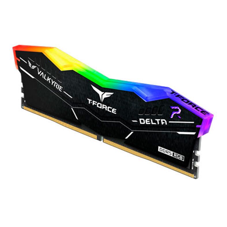 Memoria Team Group T-Force x Valkyrie Delta, RGB, 32GB (2x16GB), DDR5, 5600MHz, CL40, Preta, FF6D532G5600HC40BDC01