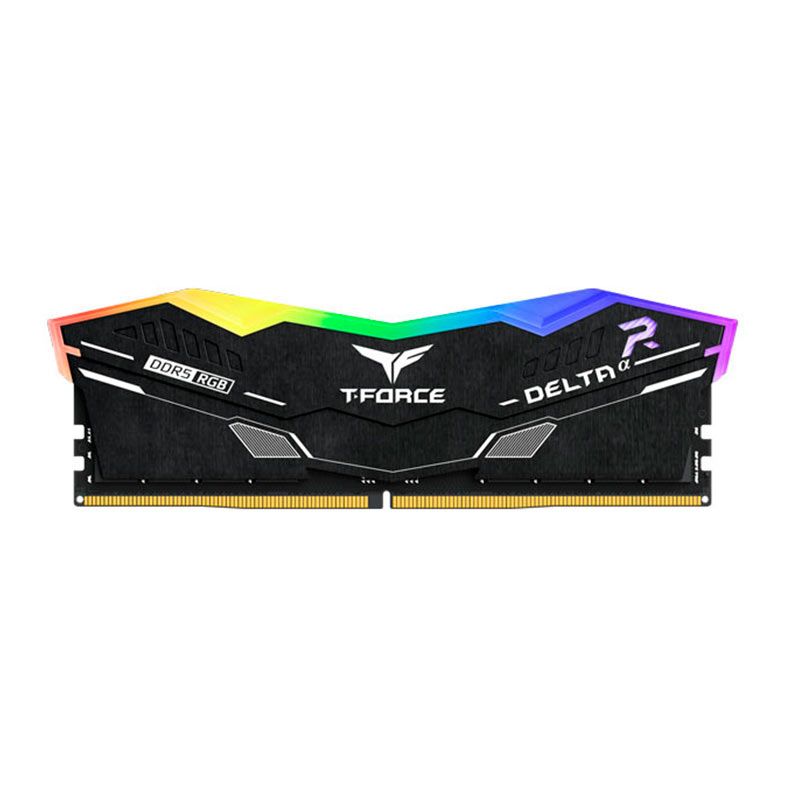 Memoria Team Group T-Force Delta A, RGB, 16GB (1x16GB), 6000MHz, DDR5, CL38, Preta, FF7D516G6000HC38A01