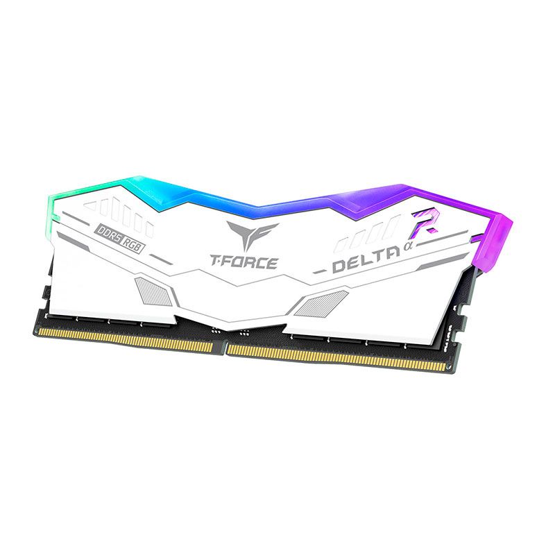 Memoria Team Group T-Force Delta A, RGB, 32GB (2x16GB), DDR5, 5600MHz, C40, Branco, FF8D532G5600HC40BDC01