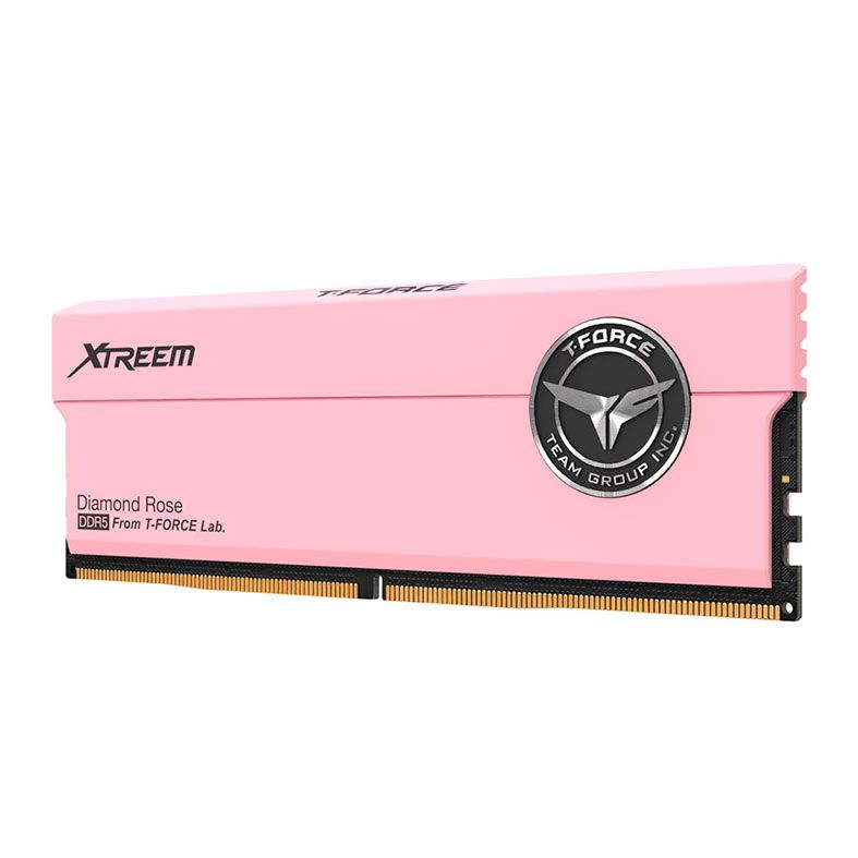 Memoria Team Group T-Force Xtreem, 48GB (2x24GB), DDR5, 7200MHz, C34, Rosa, FFPD548G7200HC34ADC01