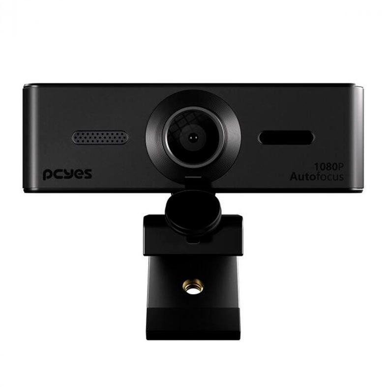 Webcam Pcyes Raza FHD-03, 1080p, Preto, FHD-03