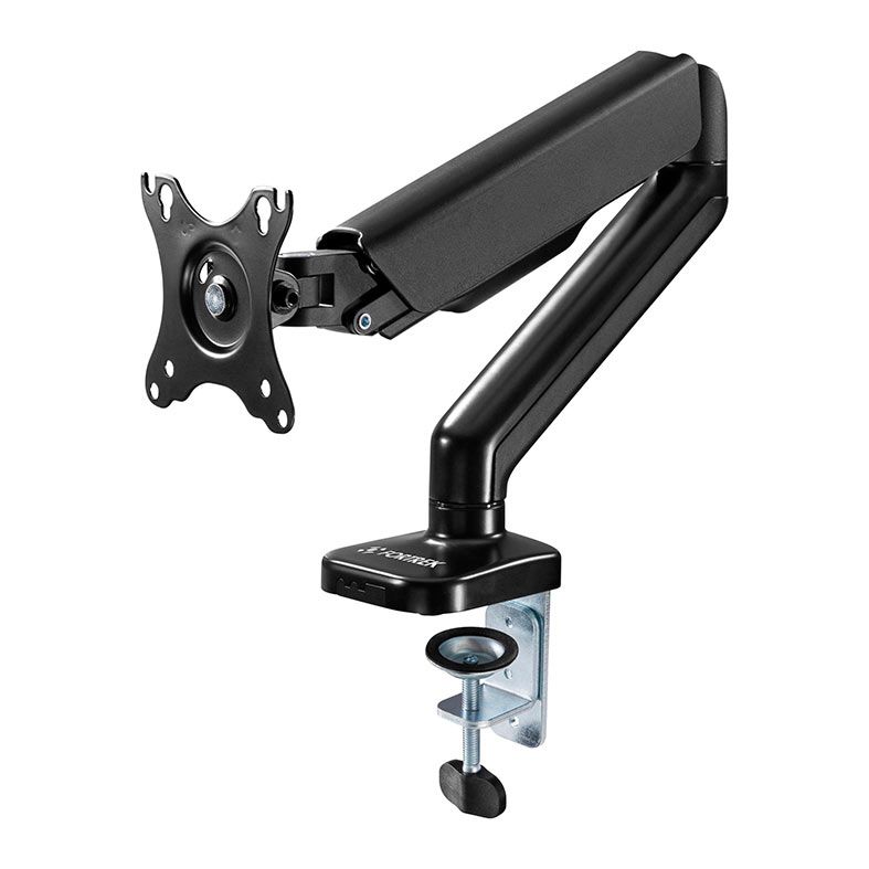 Suporte Articulado Com Pistão a Gas Para Monitor Fortrek FK 421S, 17 Pol. a 32 Pol., Preto, FK421S