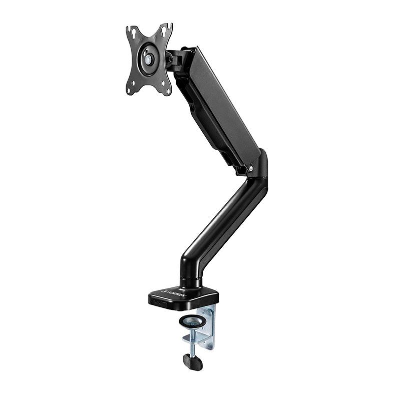 Suporte Articulado Com Pistão a Gas Para Monitor Fortrek FK 421S, 17 Pol. a 32 Pol., Preto, FK421S