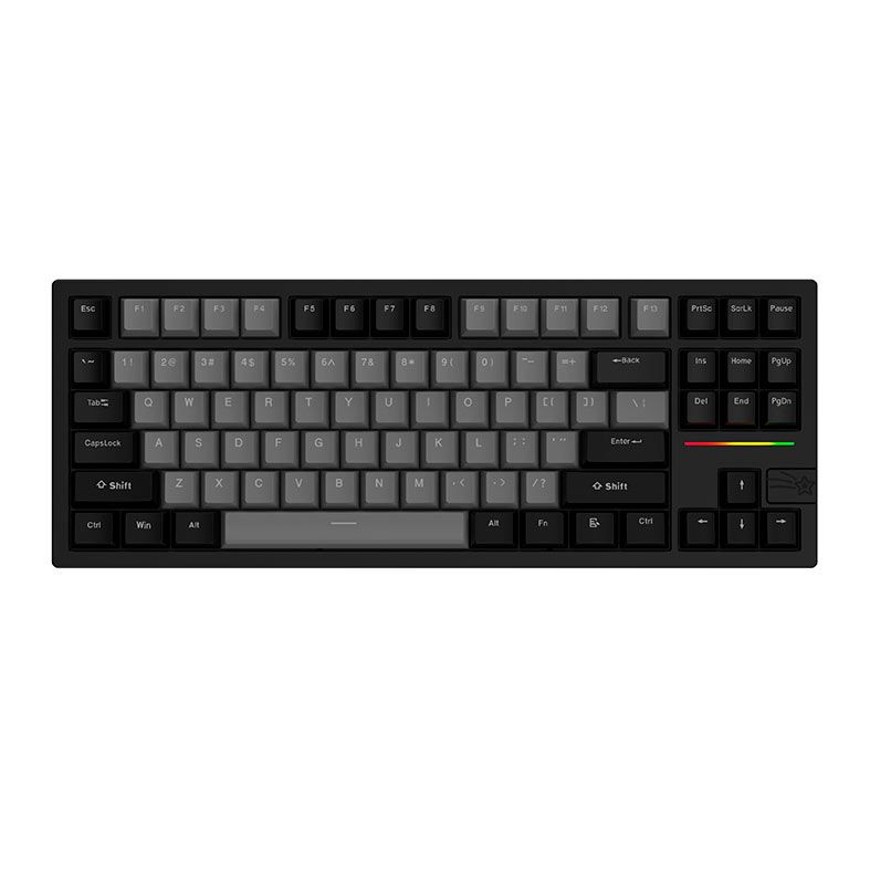Teclado Mecanico Epomaker Feker Galaxy80, ARGB, Switch Mable White, Black, FK-GLX80-BK-MW