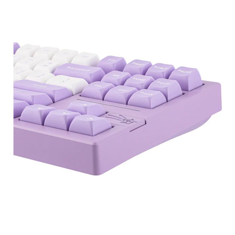 Teclado Mecanico Epomaker Feker Galaxy80, ARGB, Switch Mable White, Purple, FK-GLX80-PP-MW
