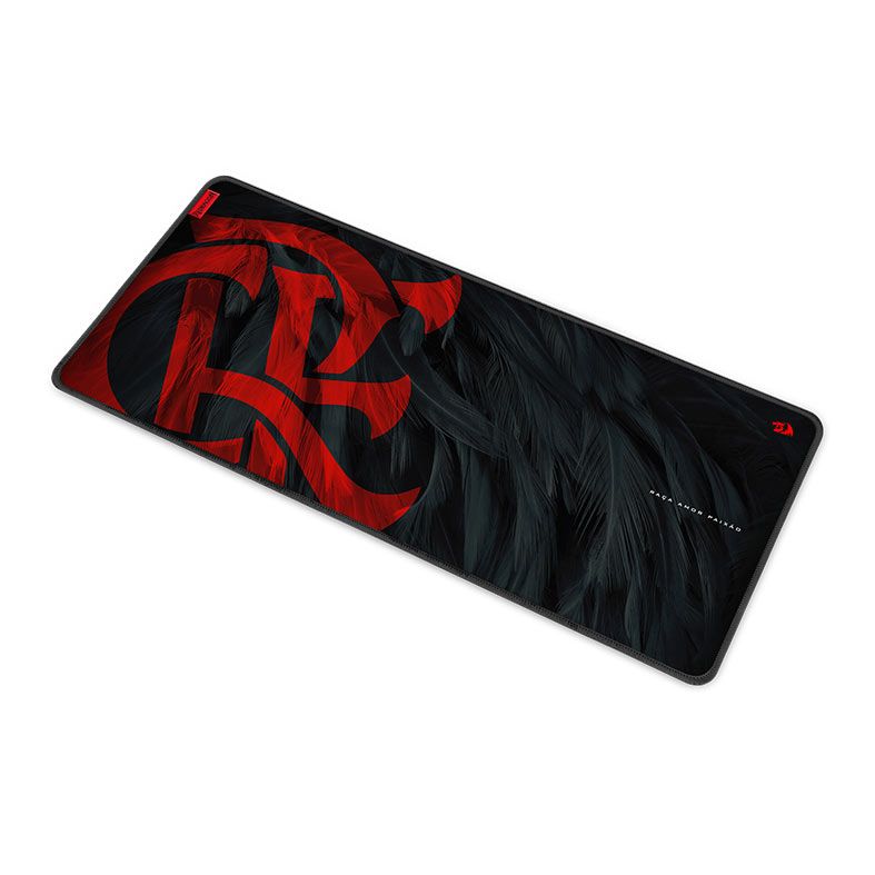 Mousepad Redragon Flamengo, 400x900x4mm, Preto e Vermelho, FL032