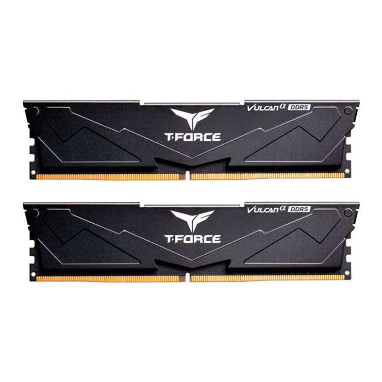 Memoria Team Group T-Force Vulcan A, 32GB (2x16GB), DDR5, 6000MHz, C38, Preto, FLABD532G6000HC38ADC01