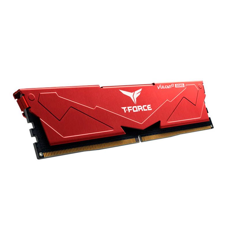 Memoria Team Group T-Force Vulcan A, 32GB (2x16GB), DDR5, 6000MHz, C38, Vermelho, FLARD532G6000HC38ADC01