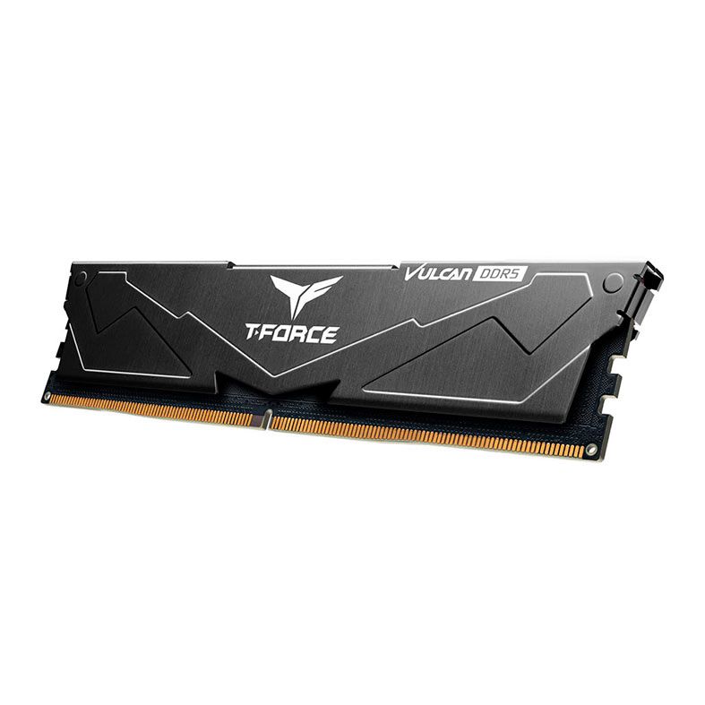 Memoria Team Group T-Force Vulcan, 32GB (1x32GB), DDR5, 5200MHz, CL40, Preta, FLBD532G5200HC40C01