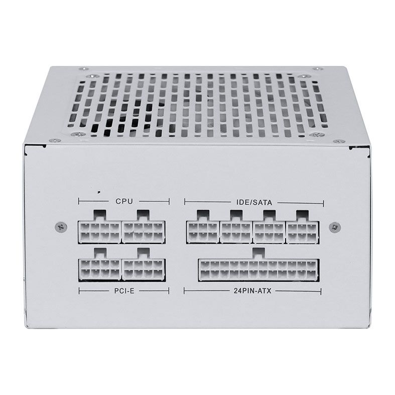 Fonte Pcyes Shocker White Ghost, 500W, Full-Modular, 80 Plus White, Branca, FM500WWG
