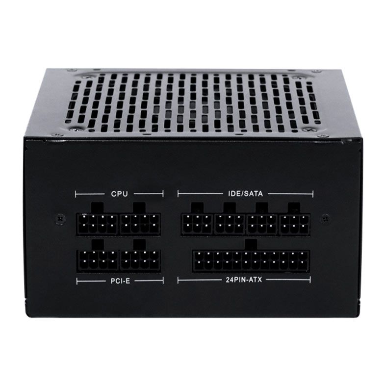 Fonte Pcyes Shocker Black Vulcan, 600W, Full-Modular, 80 Plus White, Preta, FM600WBV