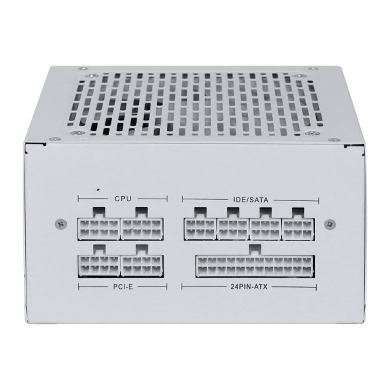 Fonte Pcyes Shocker White Ghost, 600W, Full-Modular, 80 Plus White, Branca, FM600WWG