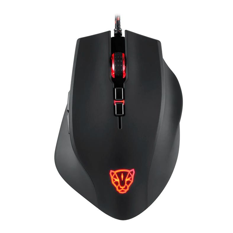 Mouse Gamer Motospeed V80 5000DPI RGB 8 Botoes Preto, FMSMS0061PTO