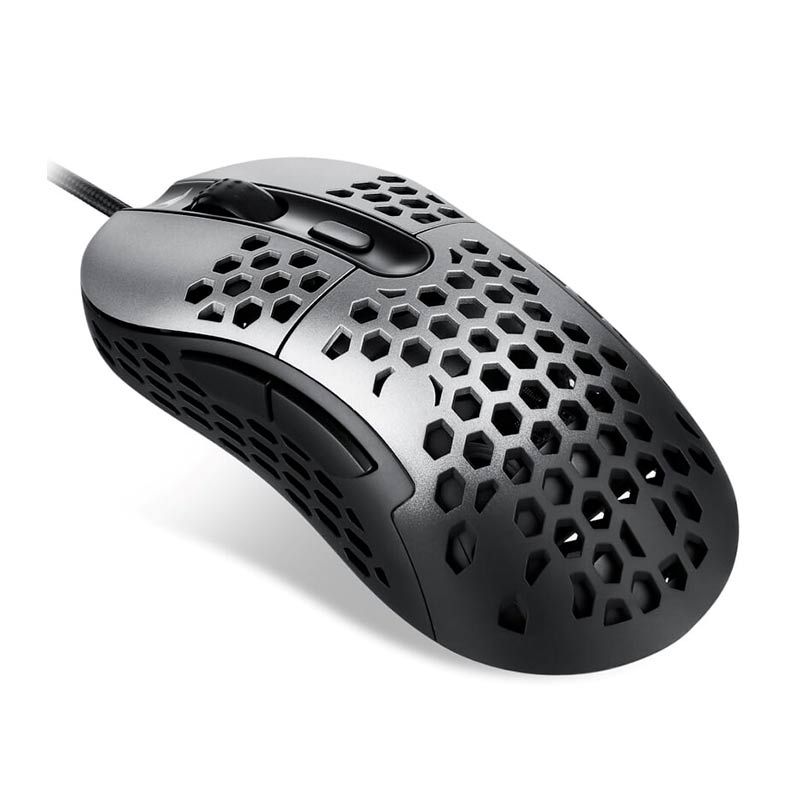 Mouse Gamer Motospeed Darmoshark N1 Essential Zeus 6400 Cinza, FMSMS0094CIZ