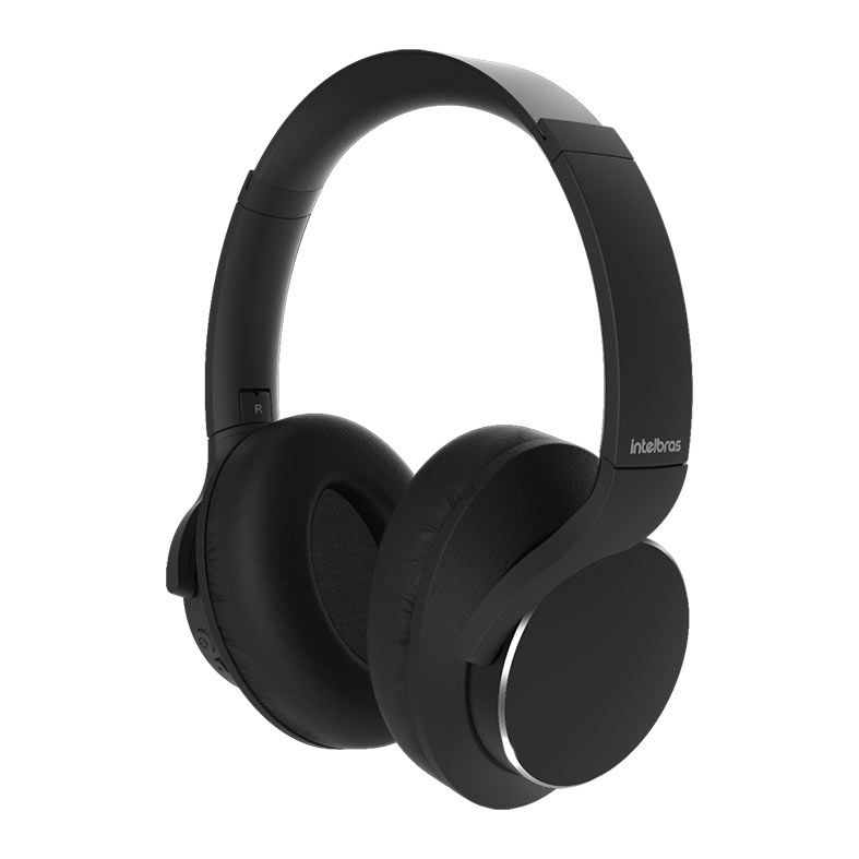Headset Bluetooth Intelbras Focus PRO ANC, Drivers 40mm, Preto, FOCUS PRO ANC