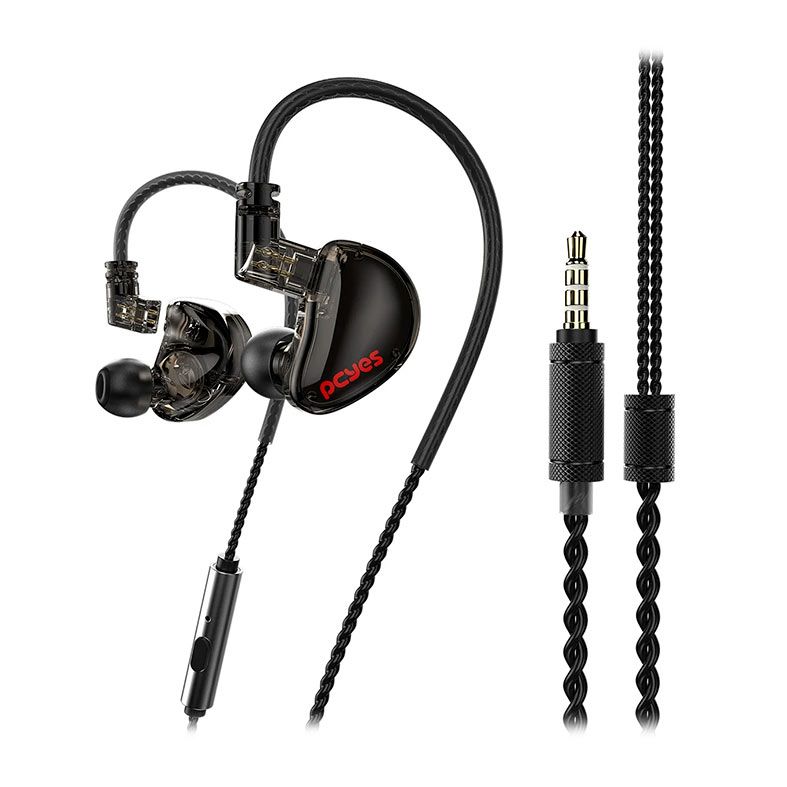Fone de Ouvido Gamer PCYes Opala, Intra Auricular, P3, Preto, FPO1DD