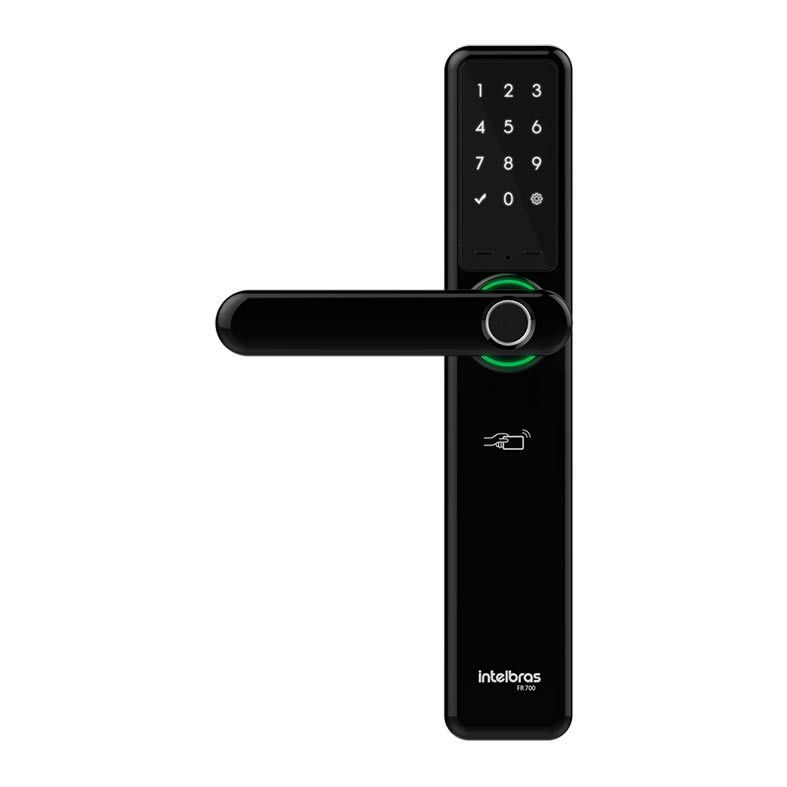 Fechadura Digital Intelbras de Embutir Com Maçaneta FR700