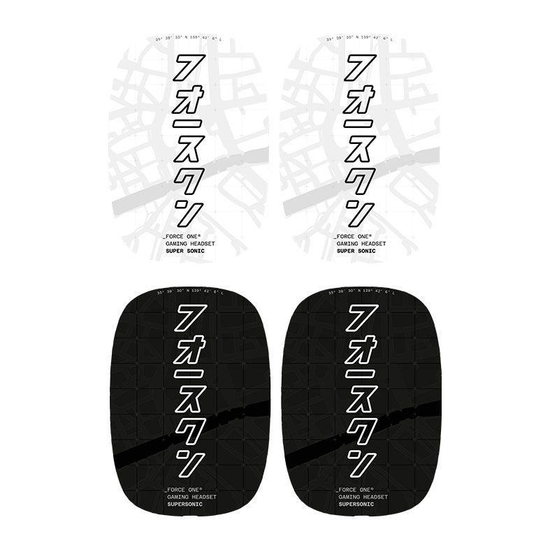 Kit Cover Para Headset Force One Katana Supersonic, FR.AC.PS.01