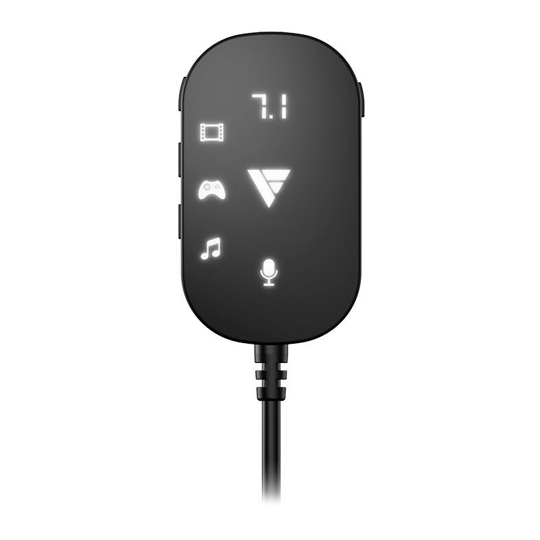 OPENBOX Placa de Som Force One Doppler, USB, Soundcard 7.1, Preto, FR.AU.DO.01