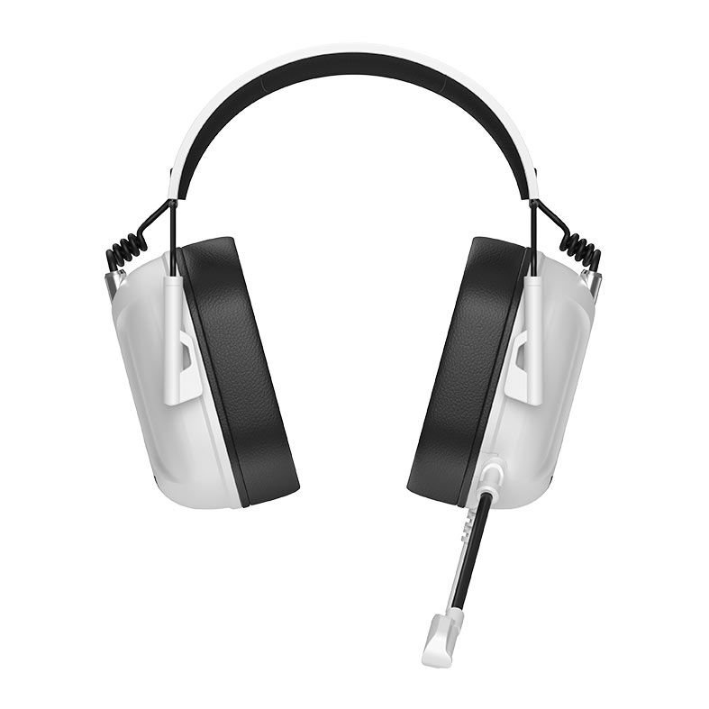 Headset Gamer Force One Kabuto, RGB, 7.1 Surround, Wireless, Drivers 50mm, Branco, FR.AU.KB.01