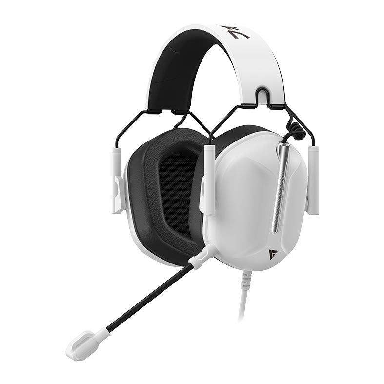 Headset Gamer Force One Kabuto, RGB, 7.1 Surround, Wireless, Drivers 50mm, Branco, FR.AU.KB.01