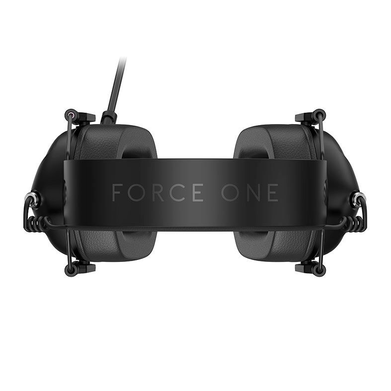 Headset Gamer Force One Luna, Drivers 50mm, Preto, FR.AU.LU.01