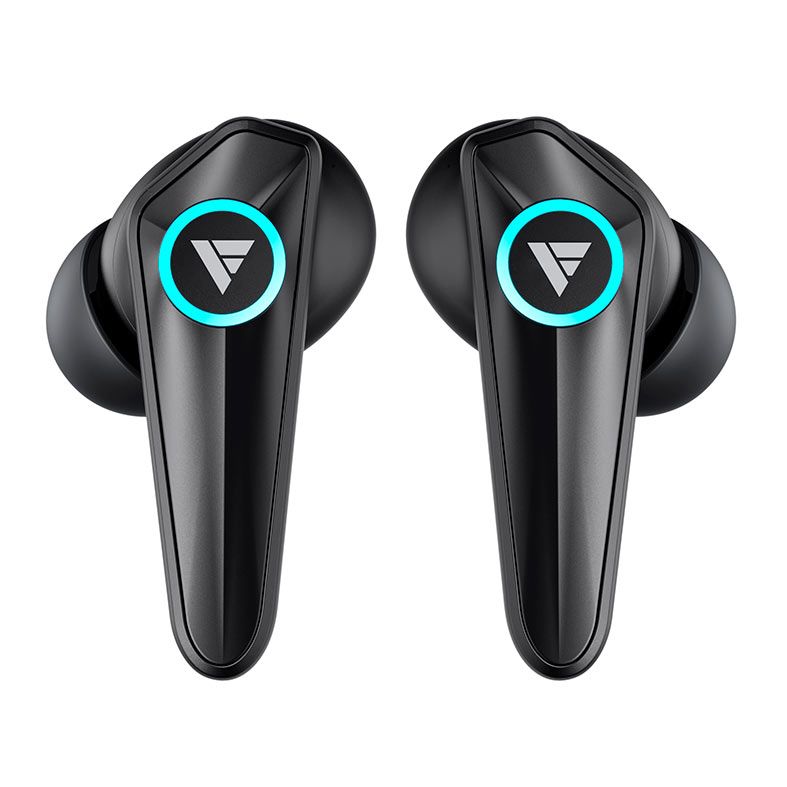 Fone de Ouvido Gamer Force One Sonic Boom, TWS, RGB, Bluetooth, Preto, FR.AU.SB.01