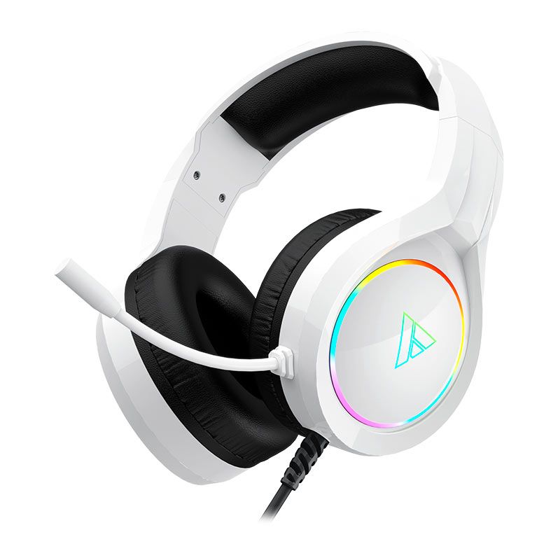 Headset Gamer Force One Titan, RGB, 7.1 Surround, Drivers 50mm, Branco, FR.AU.TT.01