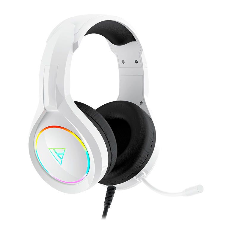Headset Gamer Force One Titan, RGB, 7.1 Surround, Drivers 50mm, Branco, FR.AU.TT.01