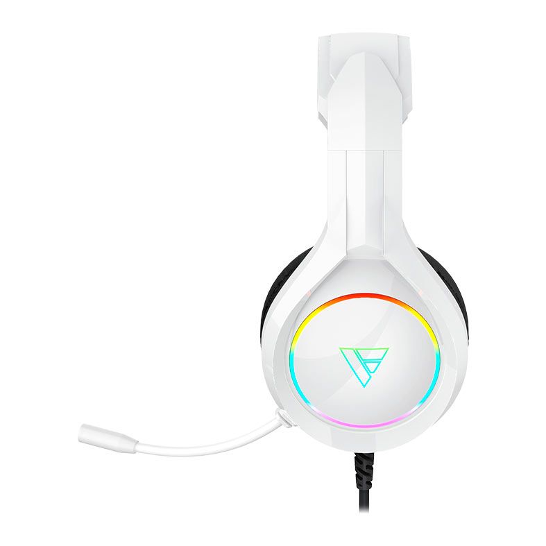 Headset Gamer Force One Titan, RGB, 7.1 Surround, Drivers 50mm, Branco, FR.AU.TT.01