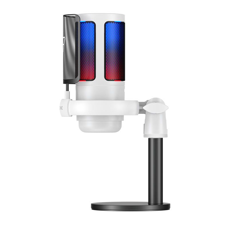 Microfone Force One Hero, RGB, USB, Preto, FR.MC.HE.01