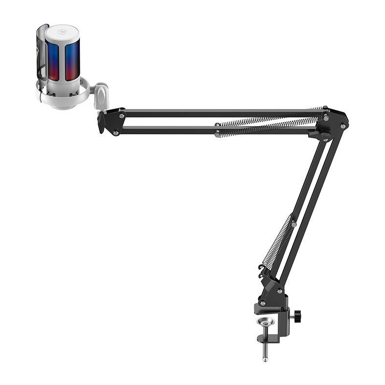 Microfone Force One Hero Arm, RGB, USB, Preto, FR.MC.HE.02