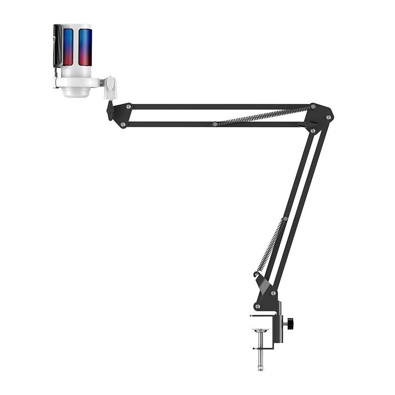 Microfone Force One Hero Arm, RGB, USB, Preto, FR.MC.HE.02