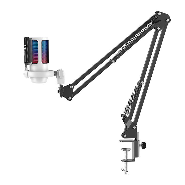 Microfone Force One Hero Arm, RGB, USB, Preto, FR.MC.HE.02