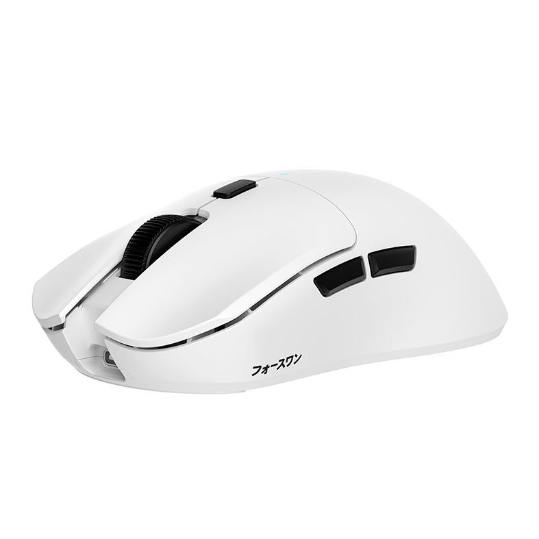 Mouse Gamer Pro Force One Hoku, 26000DPI, Wireless e USB-C, Branco e Preto, FR.MO.HK.02