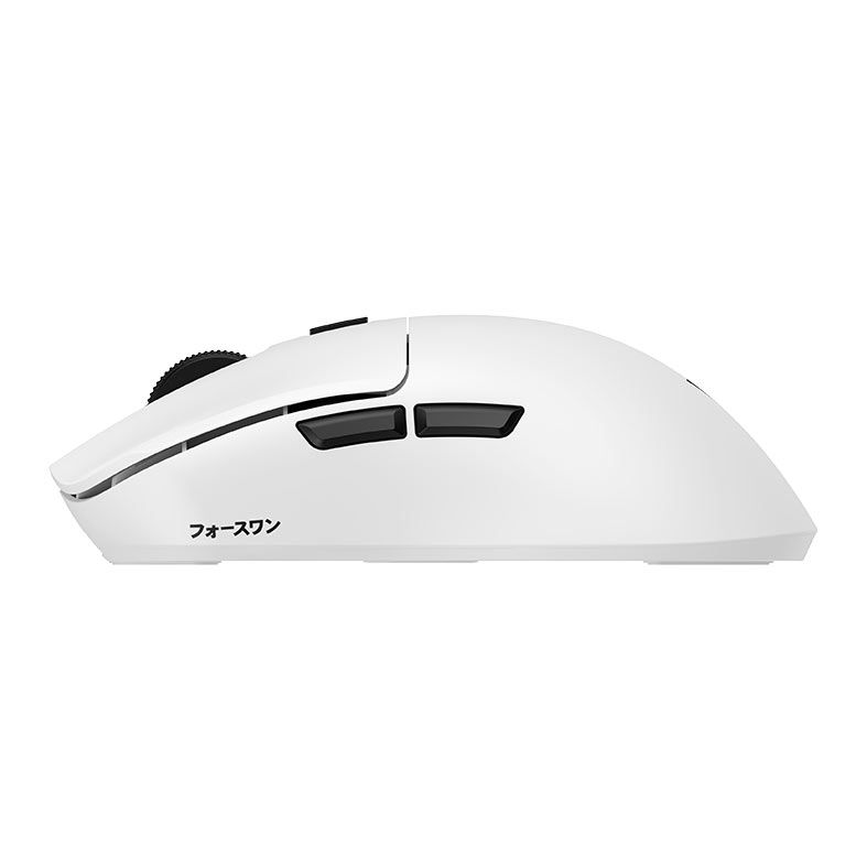 Mouse Gamer Pro Force One Hoku, 26000DPI, Wireless e USB-C, Branco e Preto, FR.MO.HK.02