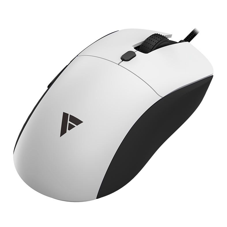 Mouse Gamer Force One Orion, RGB, 20000DPI, Branco e Preto, FR.MO.OR.01