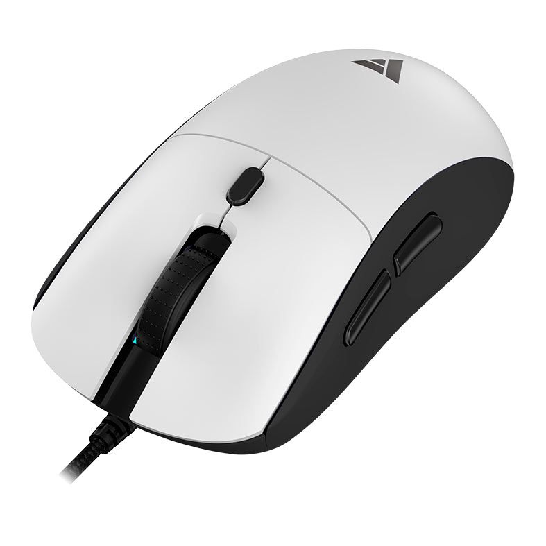 Mouse Gamer Force One Orion, RGB, 20000DPI, Branco e Preto, FR.MO.OR.01