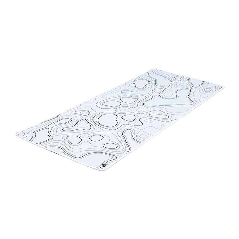Mousepad Gamer Force One Skyhawk XXL Snow Edition, Extra Grande, 900x400x3mm, Branco e Preto, FR.MP.SH.07