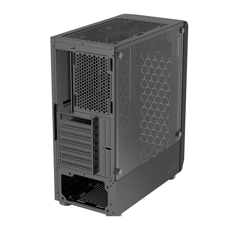 Gabinete Gamer Alseye Frost, Mid-Tower, Lateral de Vidro, Preto, FROST-BK