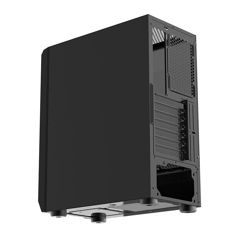 Gabinete Gamer Alseye Frost, Mid-Tower, Lateral de Vidro, Preto, FROST-BK