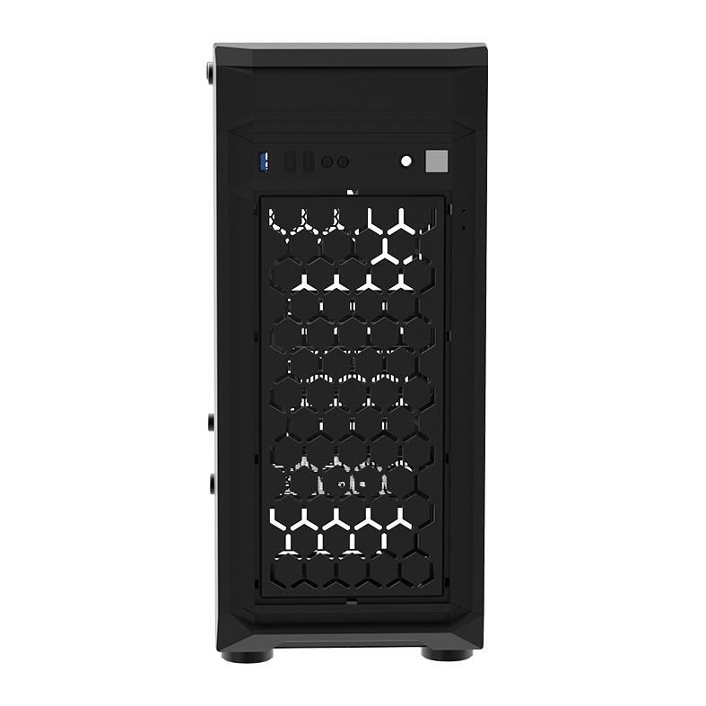 Gabinete Gamer Alseye Frost, Mid-Tower, Lateral de Vidro, Preto, FROST-BK