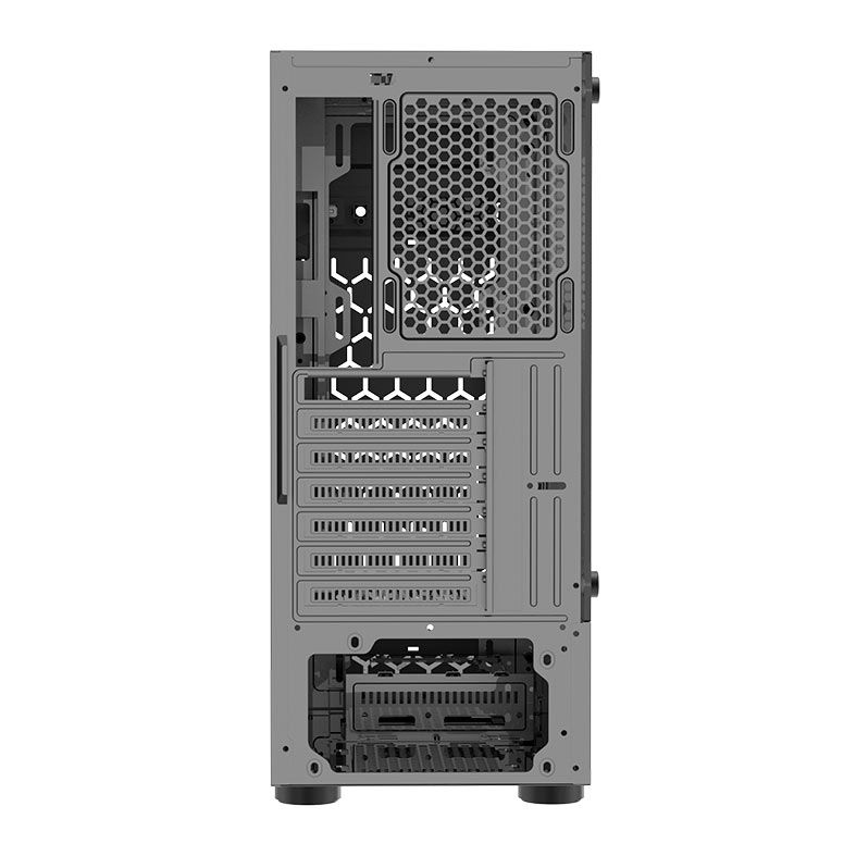 Gabinete Gamer Alseye Frost, Mid-Tower, Lateral de Vidro, Preto, FROST-BK