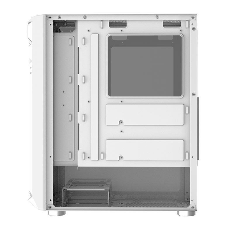 Gabinete Gamer Alseye Frost, Mid-Tower, Lateral de Vidro, Branco, FROST-WH